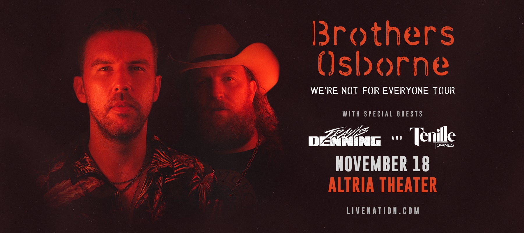 Brothers Osborne Altria Theater Official Website