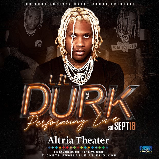 Lil Durk Altria Theater Official Website