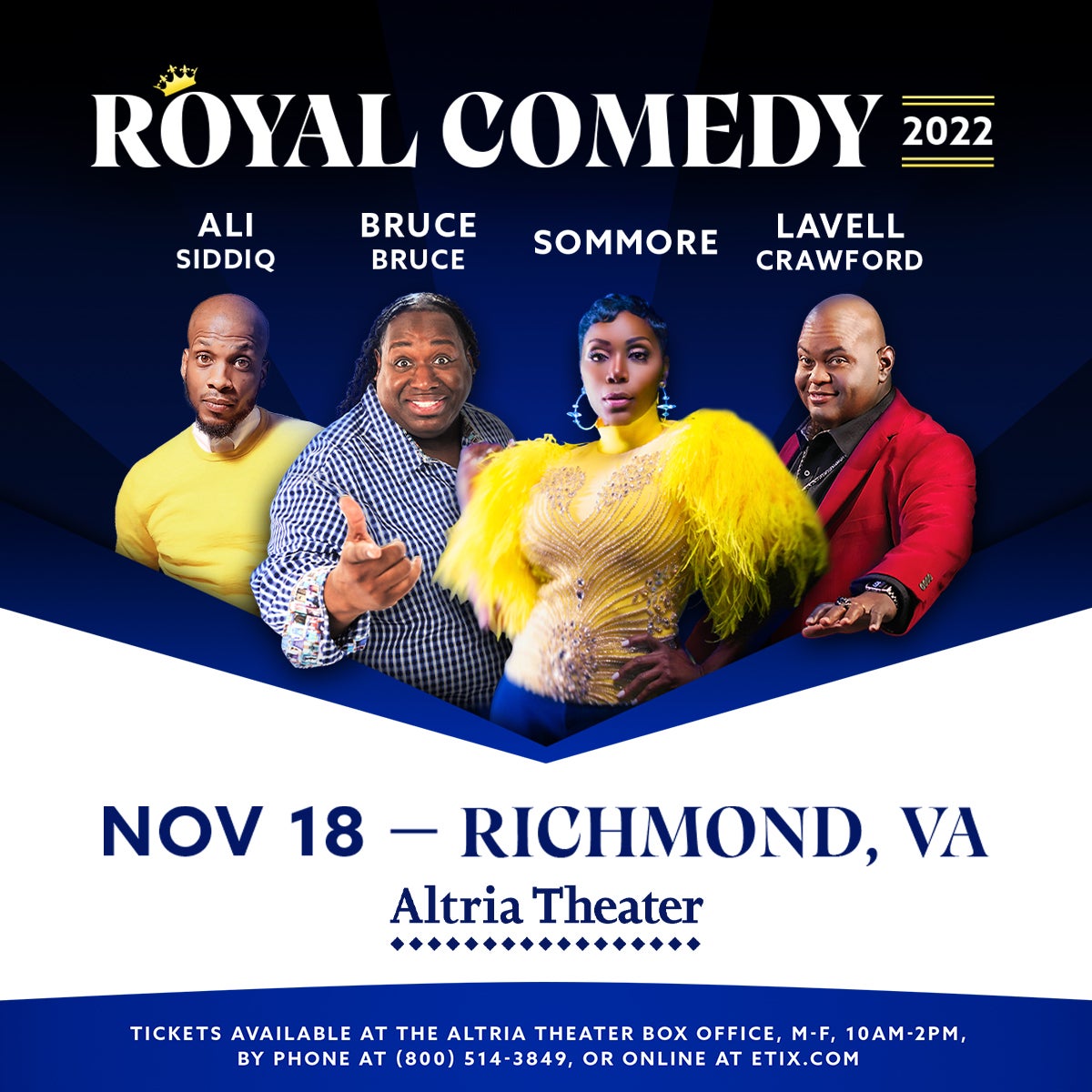 Royal Comedy 2022 Altria Theater Official Website